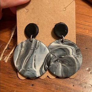 Handmade clay earrings!